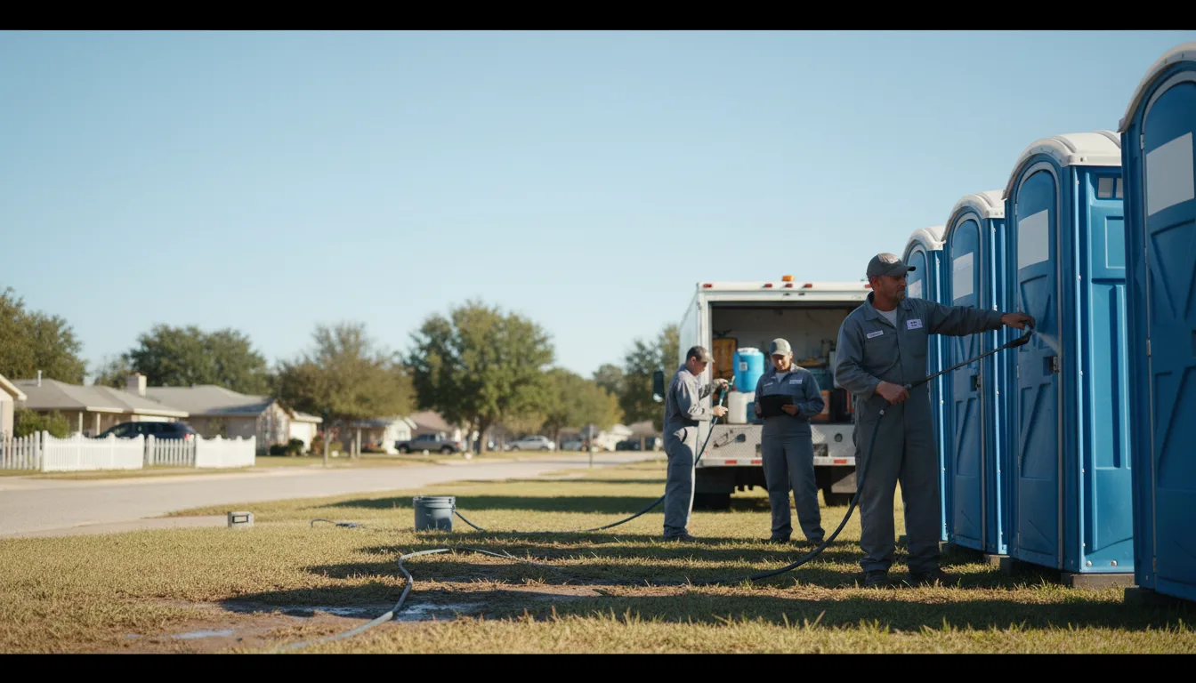 Long-Term Portable Toilet Rental in Cary, NC near me